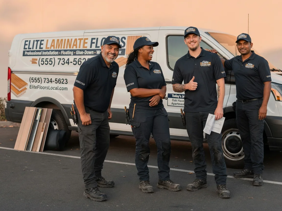 Laminate flooring installation company in Hunter, OK